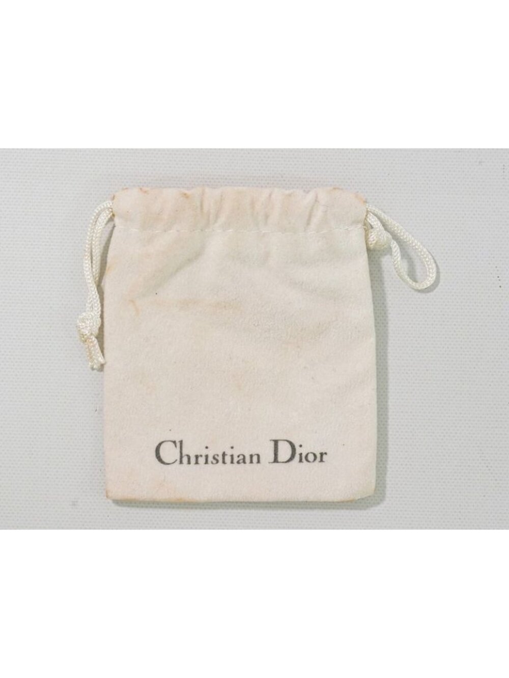 Dior Dlogo Line Stone Brooch Metal Silver - Picture 9 of 9